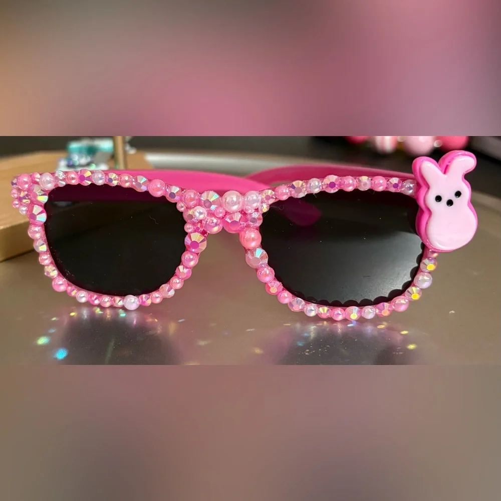 Handmade Rhinestone Sunglasses | Kids 2-8 - Picture 2 of 4